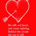 Love anyway! The sun is still shining. Links to a page listing 100 things I love.